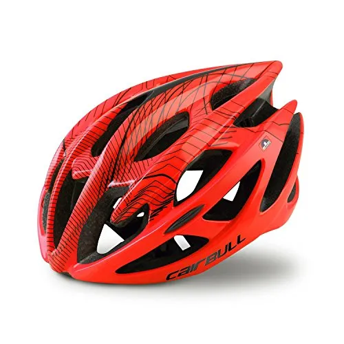 Caschi da bicicletta CAIRBULL Caschi da ciclismo da donna da uomo Casco da bici Mountain Bike da corsa integrale, 01, L