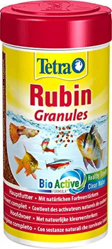 Tetra Rubin Granules Mangime Completo per Una colorazione intensa, 250 ml