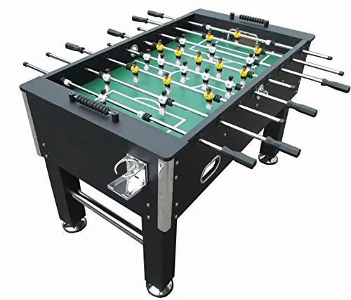 Calcio Balilla - Calcetto - BILIARDINO - Nero - Dimensioni REGOLAMENTARI - Robusto Soccer Table - Il Piu Venduto!!