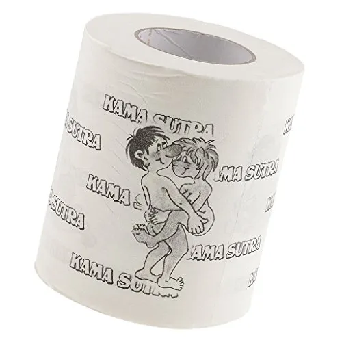 joyMerit 1x Romance Kama Sutra Hen Stag Night Erotico Casa Bagno Carta Igienica Rotolo di Tessuto Decorazione per Feste Regalo Regalo Bavaglio