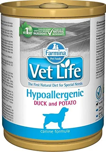 VET LIFE NATURAL DIET DOG HYPOALLERGENIC DUCK & POTATO