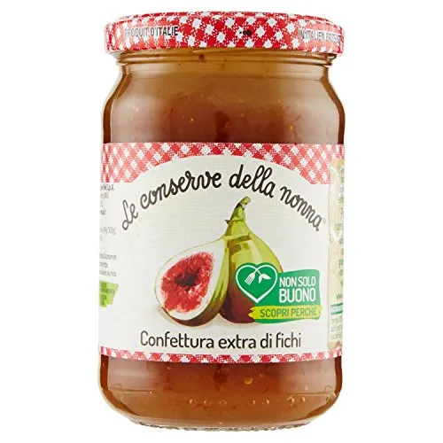 Le Conserve della Nonna Confettura Extra di Fichi senza Pectina Aggiunta e con Zucchero di Canna - 340 g