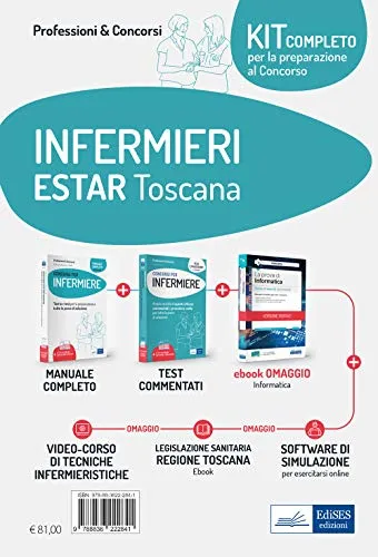 Kit completo concorso Infermieri Estar Toscana. Con e-book. Con software di simulazione. Con videocorso