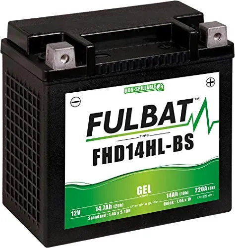 Fulbat - Batteria moto Gel FHD14HL-BS/ETX14L 12V 14Ah