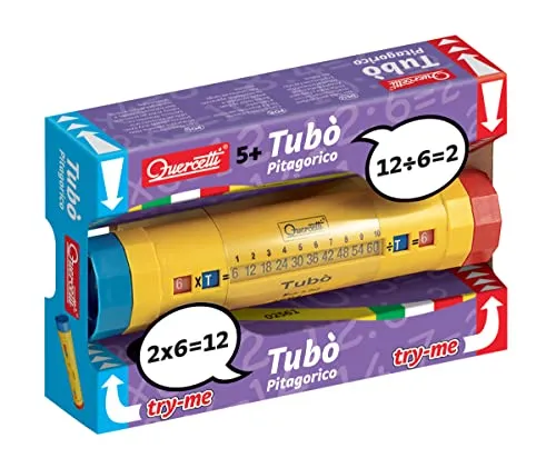 Quercetti Q2561 Quercetti-2561 Tubò Pitagorico Multiplication Tables