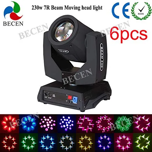 Senza imposte. Spedizione desde Madrid 6pcs 230 W Sharp Beam Moving Head Light 7R spedizione dalla Spagna