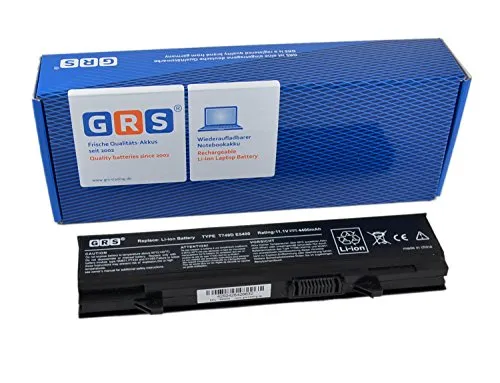 GRS Batteria per dell Latitude E5400, E5500, E5410, E5510, Compatibile: KM742, KM760, T749D, WU841, 451-10616, RM668, KM970, 312-0762, MT332, MT196, Laptop Batterie 4400mAh, 11.1V