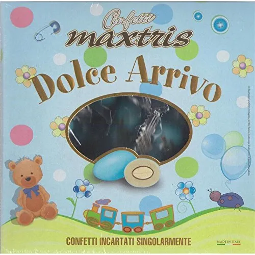 Confetti Maxtris , Dolce Arrivo Celeste, 500 Gr - 500 gr