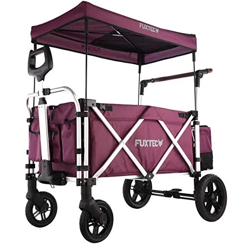 Fuxtec Carrello per Bambini Pieghevole e da Trasporto Deluxe FX-CTL900 (Colore: Viola)