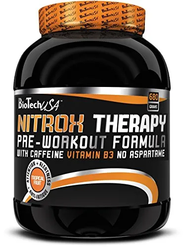 NITROX THERAPY - Biotech Post Pre Workout 680g Pesca+ shaker gratis offerta