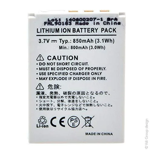 NX - Batteria fotocamera 3.7V 850mAh - 02491-0015-00;02491-0037-00;02491-0037-01