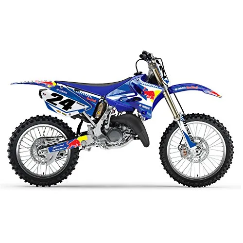 BLU BULL MX MOTOCROSS DECAL KIT DECALCOMANIE PER YAMAHA YZ 125 250 2006-2012