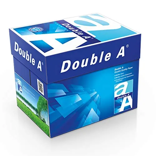Double A – Set di 5 risme di carta 500 fogli A4 90 g Extra Bianco