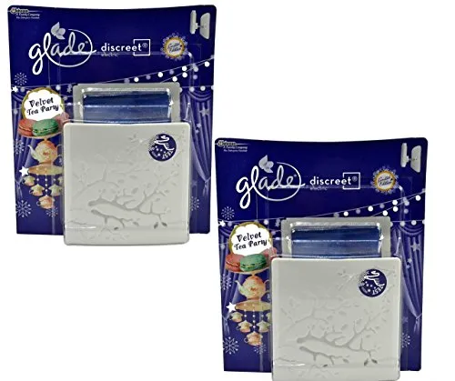 2 X Glade Brise Discreet Electric Deodorante Velvet Tea Party