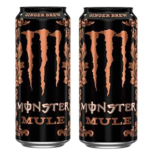 MONSTER ENERGY DRINK MULE GINGER BREW ( 2 x 500ml ) CHARLIE'S WAY
