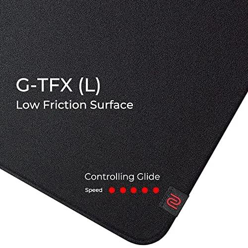 BenQ ZOWIE GTF-X Mouse Pad e-Sport, 480 x 400 mm, Nero [Vecchio Modello]