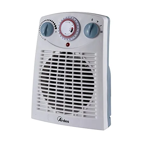 Ardes AR449TI Termoventilatore TEPO TIME con Timer 24 h 2 Potenze con Termostato E Led On/Off