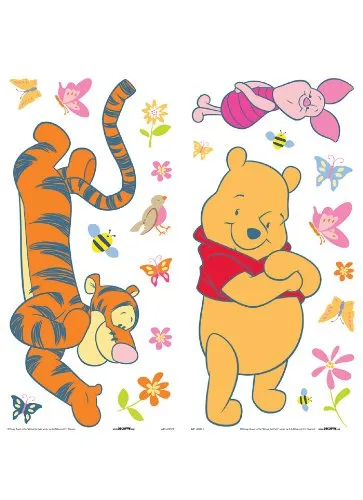 Winnie The Pooh Butterfly Wall Stickers by Disney