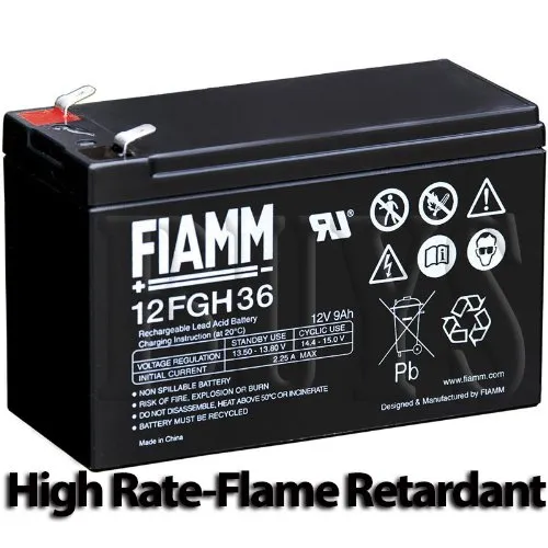FIAMM 12FGH36 9Ah 12V batteria UPS