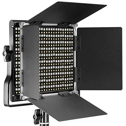 NEEWER 660 LED Video Light Panel Fotografia Illuminazione Studio fotografico Pannello LED bicolore 3200-5600K CRI 96+ con staffa a U e Flux Cutter per YouTube Video Photo Studio