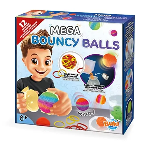 Buki France Palline ribalta Mega Sfere Rimbalzanti, Multicolore, 2164