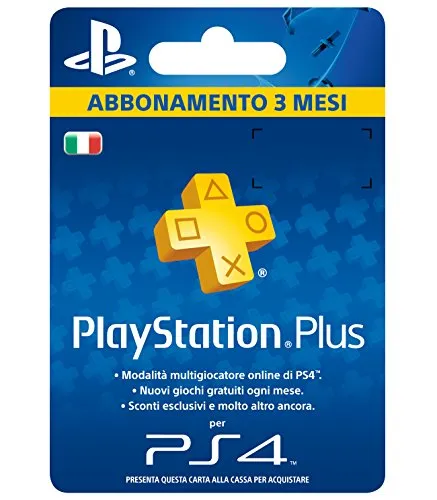 PlayStation Plus Card Hang Abbonamento 3 Mesi