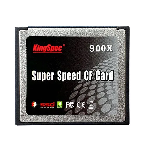 KingSpec 64GB 900 X Scheda di Memoria Compact Flash