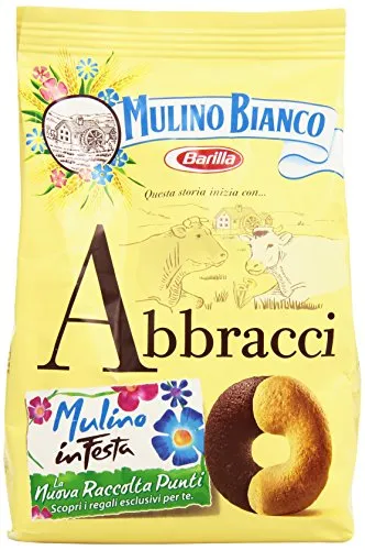 Mulino Bianco - Abbracci, Biscotti, 350 g - [confezione da 2]