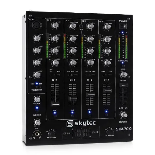 Skytec STM-7010 Mixer DJ 4 canali USB MP3 EQ