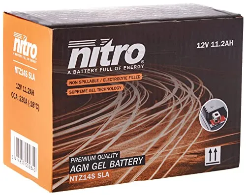 NITRO YTZ14S-N- Batteria Moto AGM chiuso