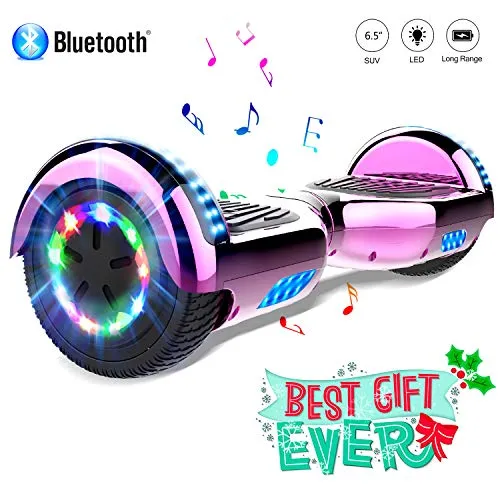 COLORWAY scooter 6.5‘’ Smart Scooter Auto Bilanciamento Bluetooth elettrico e LED Multicolor E-Skateboard Auto Balance