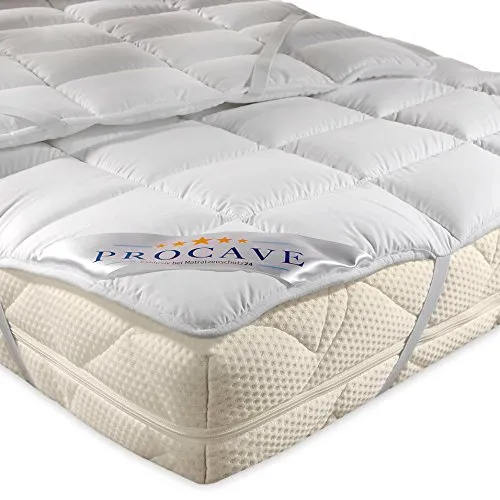 PROCAVE MICRO-COMFORT in diverse misure |made in Germany | Coprimaterasso in microfibra di poliestere | Soft Touch | Adatto anche per materassi a molle e ad acqua | 140x200 cm