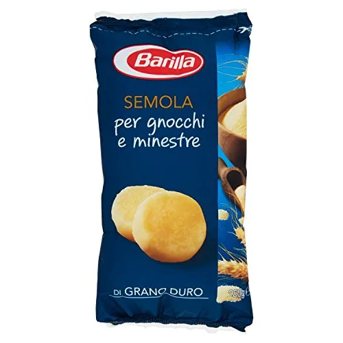 Barilla Semola di Grano Duro ideale per Gnocchi e Minestre, 250 gr