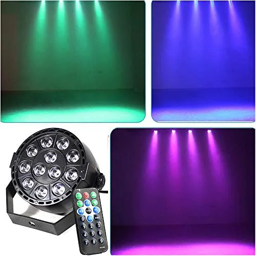 30 W RGB UV COB LED Par Light Telecomando Wireless Stage Bright Smooth Lighting Lampada DJ DMX Luci per Party Bars Show