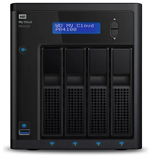 WD 40 TB My Cloud Pro PR4100 Serie Pro 4-Bay Archiviazione Collegata in Rete, NAS