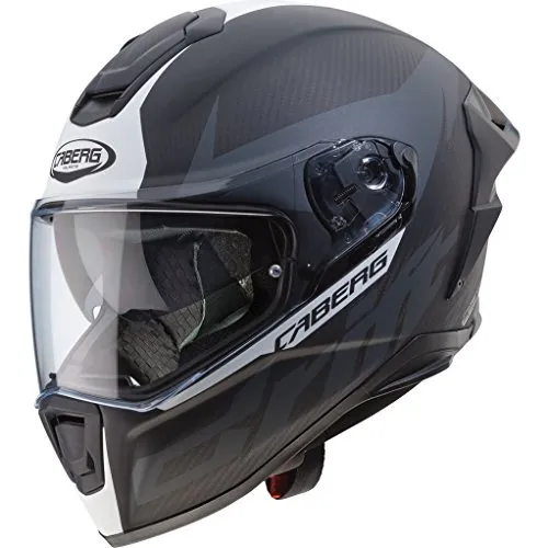Caberg Drift Evo Carbon Motorcycle Helmet M Matt Anthracite White