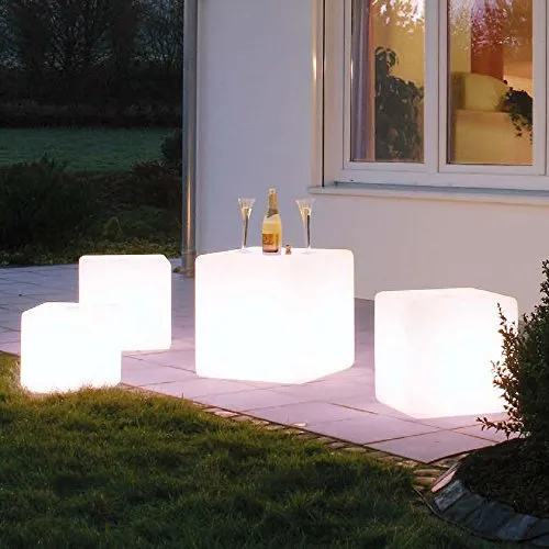 Cubo Luminoso Tavolino cm 40 x 40 x 40 H cm completo di kit luce
