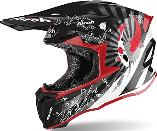 CASCO AIROH TWIST 2.0 KATANA RED GLOSS M