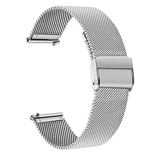 TRUMiRR Sostituzione per Huawei Watch GT 2 46mm/Huawei Watch GT Elegant Cinturino, Cinturino in Acciaio Inossidabile Cinturino in Tessuto a Maglia Metallica per Huawei Watch GT/Amazfit GTR 47mm