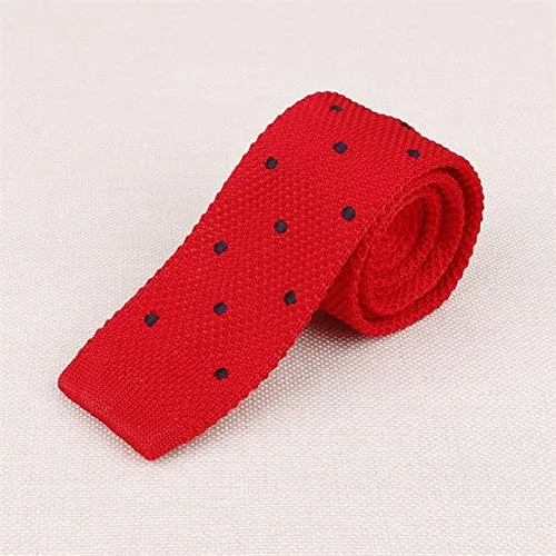 LLZGPZLD Cravatta/Cravatta In Maglia Di Seta 5Cm Sottile Cravatta Di Affari Dot & Anchor Cravatta Per Cravatte Festa Nuziale Cravatte Per Cravatta Uomo, Zzxh040