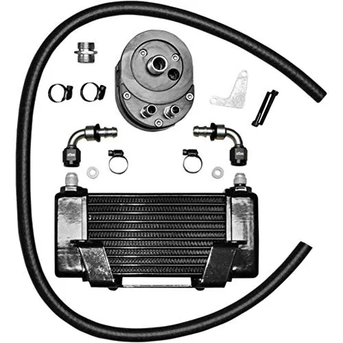 Jagg 750 – 2400 orizzontale 10 Row oil Cooler – Low Mount – nero