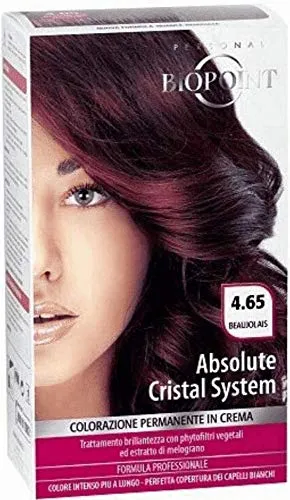 Biopoint Absolute Cristal System Tinta Per Capelli (Colore 4.65 - Beaujolais) - 100 gr.