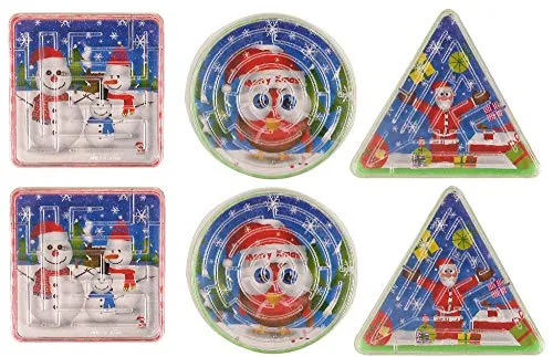 12 x Natale Labirinto Puzzle