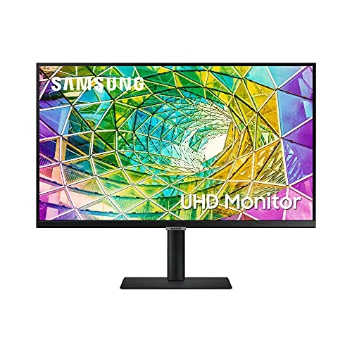 Samsung Monitor HRM S80A (S27A800), Flat, 27", 3840x2160 (UHD 4K), HDR10, IPS, Bezeless, 60 Hz, 5 ms, HDMI, Display Port, Ingresso Audio, HAS, Pivot, PIP, PBP, Flicker Free. Eye Saver Mode