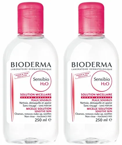 Bioderma Sensibio H2O Micelle Solution 2 X 250ml (500ml) (2) by Bioderma