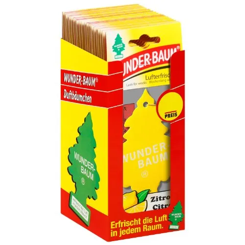 Wunderbaum Wunder-Baum 134201/24 Deodorante per 24 Box Limone