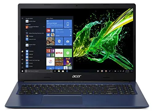 Acer Aspire 3 A315-55G-722Z Notebook con Processore Intel Core i7-10510U, Ram 8 GB DDR4, 1024GB PCIe NVMe SSD, Display 15,6" FHD LED LCD, Scheda Grafica NVIDIA GeForce MX230 2GB, Windows 10 Home, Blu