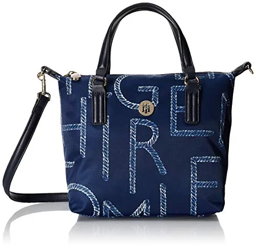 Tommy Hilfiger Poppy Small Tote Rope White/Blue Mix