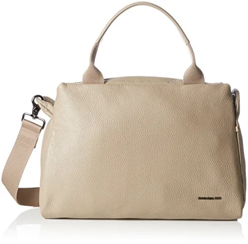 Mandarina Duck Mellow Leather Tracolla - Borse a spalla Donna, Grigio (Simply Taupe), 10x25x35 cm (B x H T)