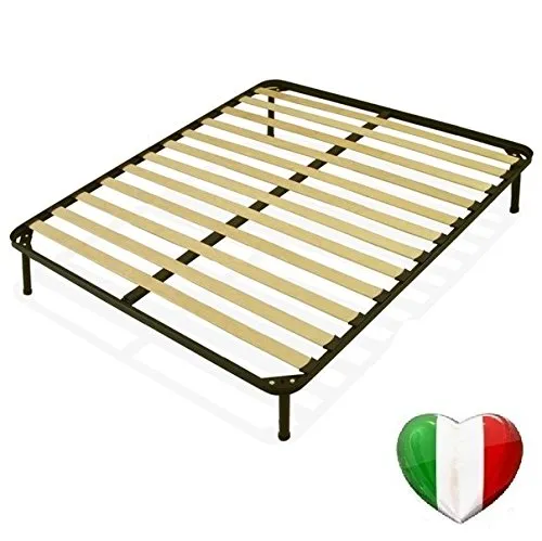 RETE LETTO 170X190 A DOGHE ORTOPEDICHE. ALTEZZA RETE A SCELTA (30 Centimetri)